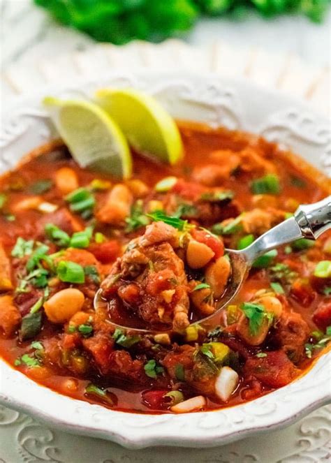 This One Pot spicy Mexican Pork Stew brimming with pork, sausage and ...