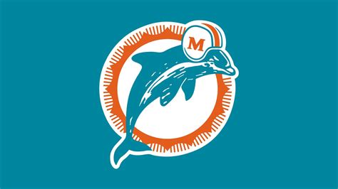 Miami Dolphins Logo In Light Blue Background HD Miami Dolphins Wallpapers | HD Wallpapers | ID ...