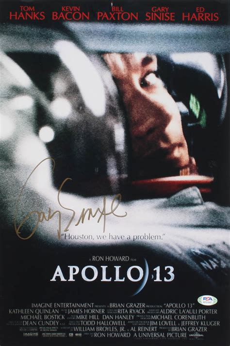 Gary Sinise Signed "Apollo 13" 12x18 Photo (PSA Hologram) | Pristine ...