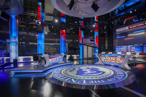 Fox News Studio F Broadcast Set Design Gallery