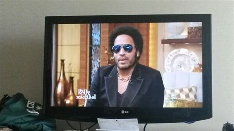 Lenny Kravitz on Live Kelly and Michael Cinna | Hunger games, Hunger ...