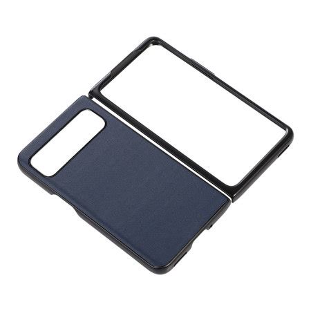 Olixar Genuine Leather Navy Blue Case - For Google Pixel Fold