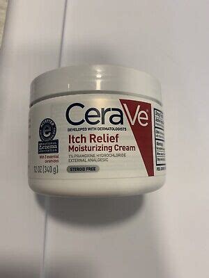 CeraVe Moisturizing Cream for Itch Relief 12oz exp 2021+ 7620 | eBay