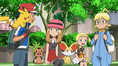 Pokemon: XY - Ash and Serena Photo (37463599) - Fanpop