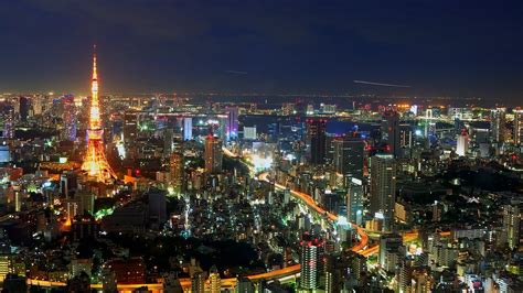 Wallpaper : Japan, city, cityscape, night, skyline, skyscraper, evening, dusk, metropolis, Tokyo ...