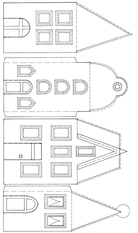 Paper House Template Printable