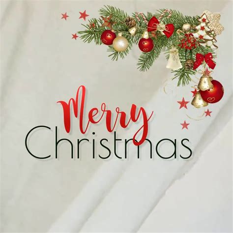 Merry Christmas Card Animation Video Template | PosterMyWall