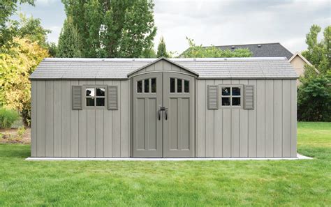 Lifetime 20 Ft. X 8 Ft. Outdoor Storage Shed – Erlinket