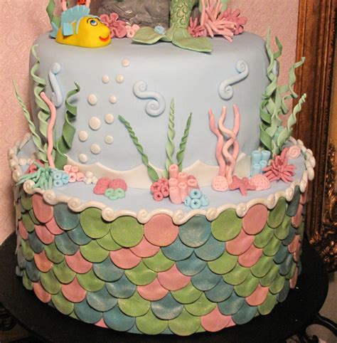 Ariel Little Mermaid Cake - CakeCentral.com