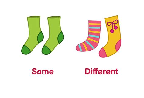 Teach Kids About The Concept of "Same & Different"