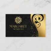 Elegant Black Professional Business Card | Zazzle