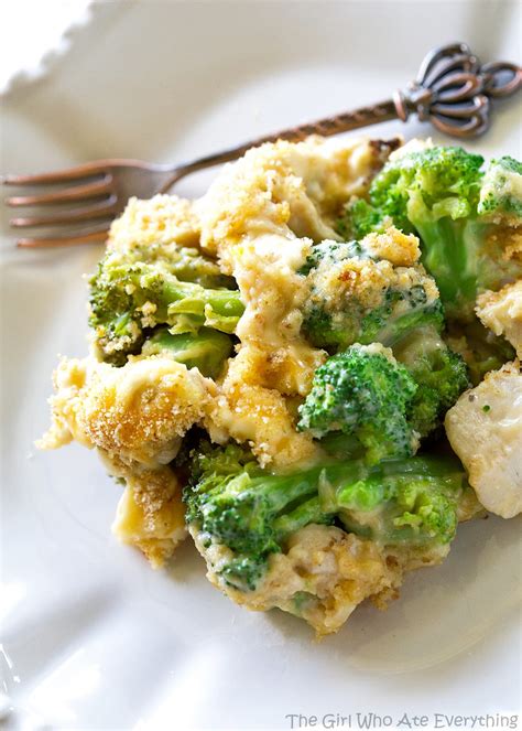 Chicken and Broccoli Bake - The Girl Who Ate Everything