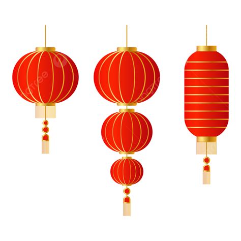 Realistic Lantern Vector Hd Images, Realistic Chinese Lantern, Chinese, Lantern, Realistic PNG ...