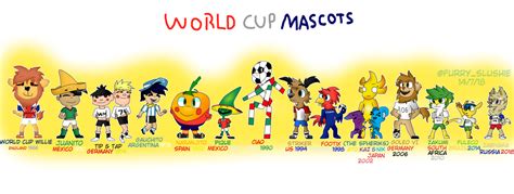 World Cup Mascots by ShingarofurryZygarde on DeviantArt