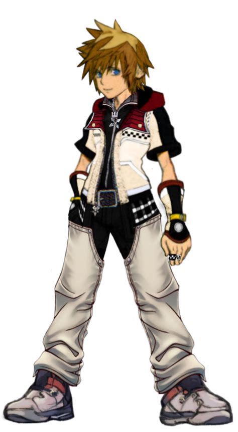 Version 2 of the concept of KH IV AU Sora by HaoRoku on DeviantArt