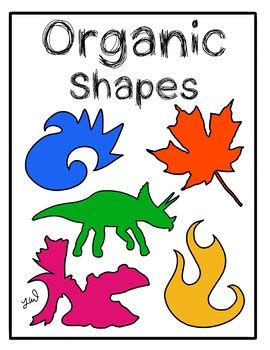 Organic Shapes Elementary Art Poster, Printable, or Handout by Laura Wolf