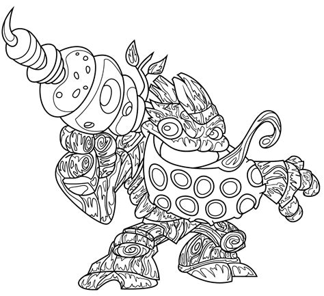 Free Printable Skylanders Coloring Pages