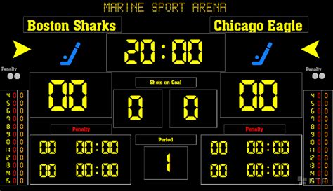 Eguasoft Hockey Scoreboard for Windows, free download