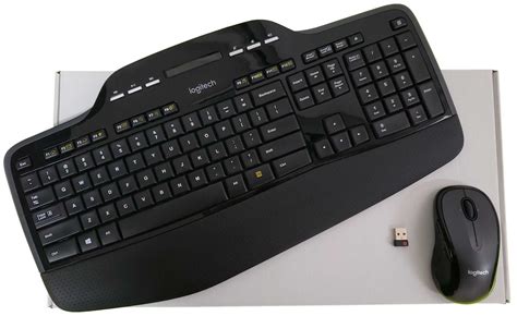 Logitech MK735 Wireless Keyboard and Mouse Combo - MK710 Keyboard and Wireless Mouse M510, Black ...