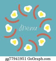 900+ Egg And Sausage Clip Art | Royalty Free - GoGraph