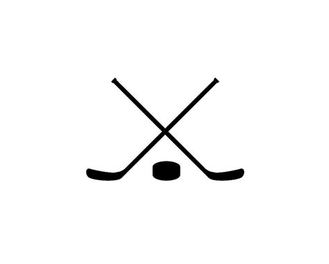 Hockey Sticks Silhouette at GetDrawings | Free download