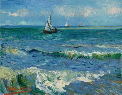 Vincent van Gogh - Seascape near Les Saintes-Maries-de-la-Mer - Van ...