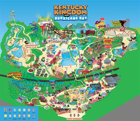 Park Map :: Kentucky Kingdom and Hurricane Bay