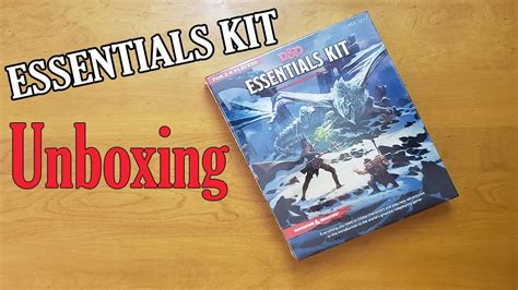 Dungeons and Dragons Essentials Kit Unboxing - YouTube