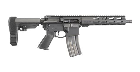 Ruger AR-556 300 Blackout Semi-Automatic Pistol with SB Tactical Stabilizing Brace – Black ...