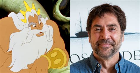 Javier Bardem as King Triton in Live-Action Little Mermaid | POPSUGAR Entertainment