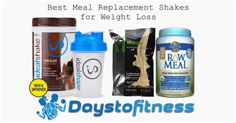 Best Meal Replacement Shakes Weight Loss | Days To Fitness