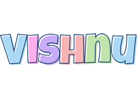 Vishnu Logo | Name Logo Generator - Candy, Pastel, Lager, Bowling Pin ...