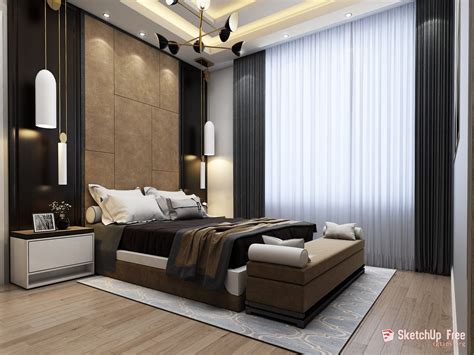 1942 Interior Bedroom Scene Sketchup Model Free Download | Designs de ...