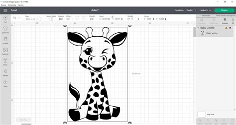 Baby Giraffe SVG Giraffe SVG Cute Cut File for Cricut and - Etsy