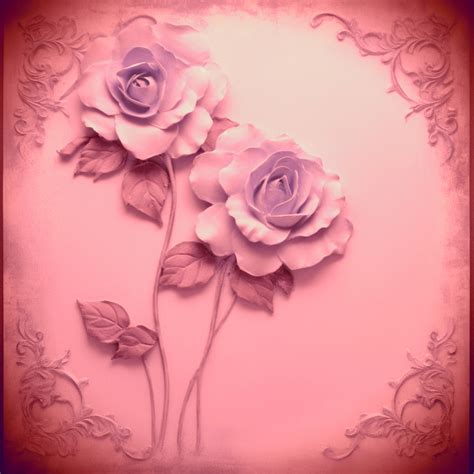 Roses Vintage Paper Template Free Stock Photo - Public Domain Pictures