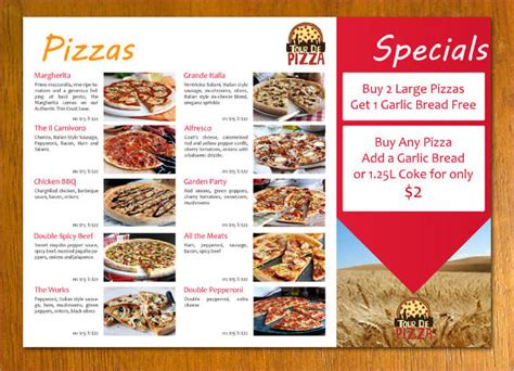 33+ Pizza Menu Templates - Free Sample, Example Format Download!