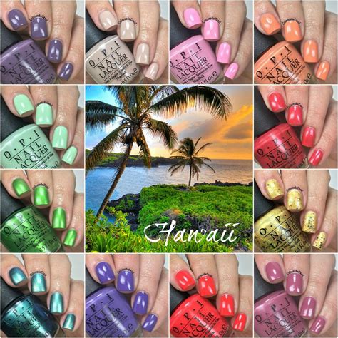 OPI Hawaii Collection, swatches and review. (Colores de Carol) | Classic nails, Hair and nails ...