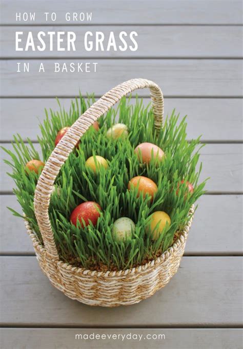 Easter Grass in a Basket - MADE EVERYDAY | Easter grass, Easter grass ...