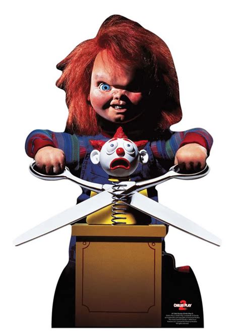 Chucky Doll With Scissors Life Size Card Cut Out [SC1306] - Struts Party Superstore