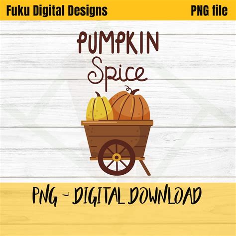 Pumpkin Spice Png Clip Art Autumn Fall Clip Art Digital Art - Etsy