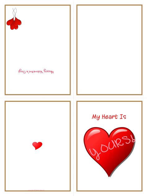 8 Best Images of Free Printable Fold Valentine Cards - Free Printable ...