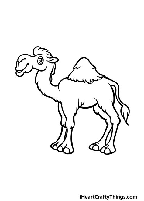 Cartoon Camel Drawing By Neon Dollar Dragoart - vrogue.co