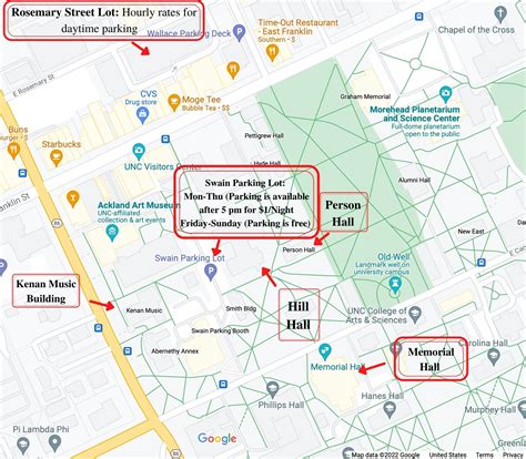 Parking and Directions - Department of Music