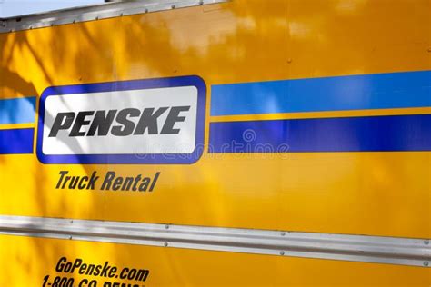 Penske Truck Rental Business Editorial Stock Image - Image of load, freight: 76261459