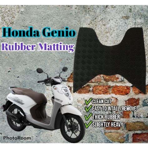 Honda Genio Rubber Matting / Honda Genio Accessories / Honda Genio Sticker | Shopee Philippines