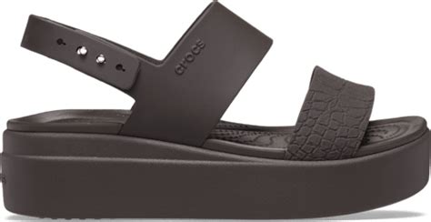 Brooklyn Croco Low Wedge - Crocs