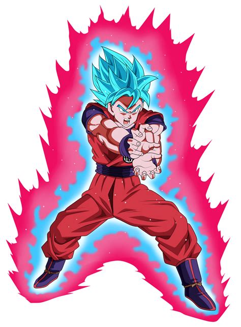 Goku Super Saiyan Blue Kaioken by ChronoFz on DeviantArt