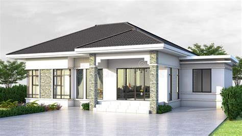 One Storey Modern House Design