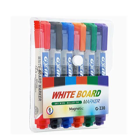 6 Pack Whiteboard Markers - Magnetic Innovations