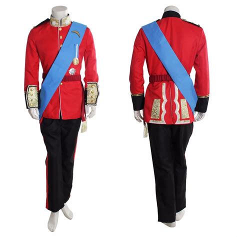 Europe Royal Prince William Costume Uniform Suit Outfit Halloween ...